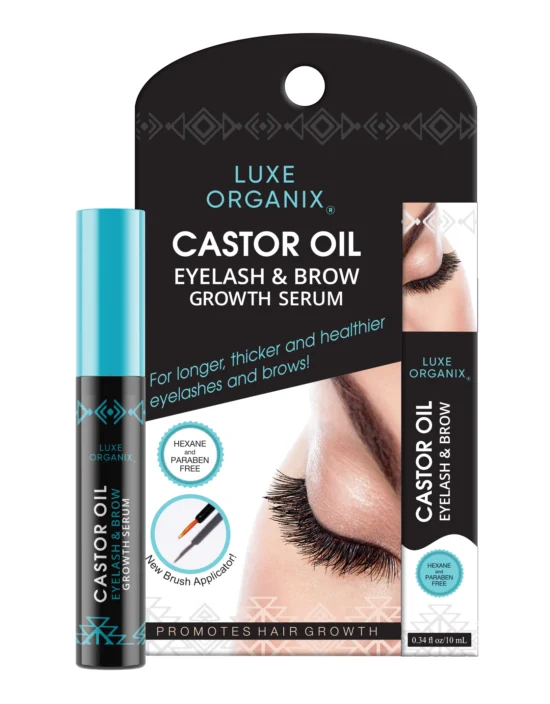 Luxe Organix Castor Oil  Eyelash & Brow Growth Serum 10ml