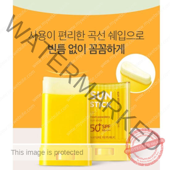 Nature Republic California Aloe Fresh Powdery Sun Stick SPF50+ PA++++ 22g - Image 3