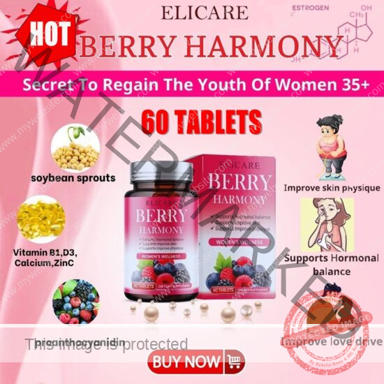 Elicare Berry Harmony  ( 1 box = 60 tablets ) - Image 3