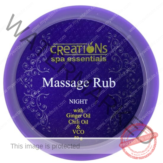 CREATIONS SPA ESSENTIALS 50g MASSAGE RUB PAIN RELIEF RUB - Image 2