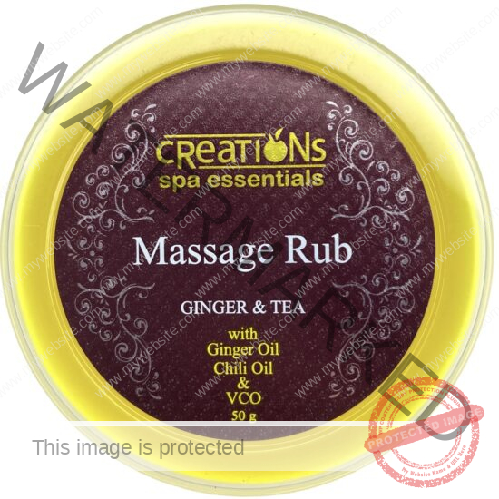 CREATIONS SPA ESSENTIALS 50g MASSAGE RUB PAIN RELIEF RUB - Image 4