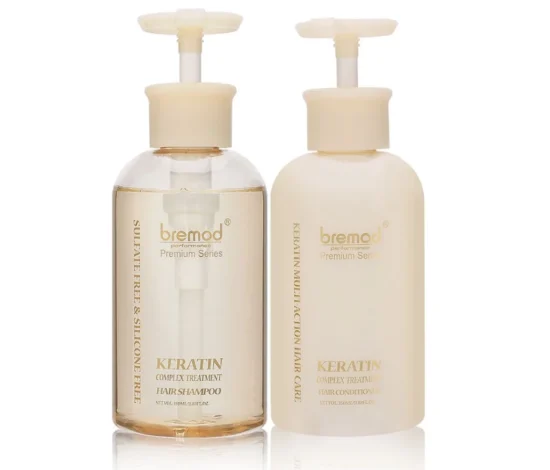 Bremod PREMIUM Series Keratin Conditioner & Shampoo 350ml Protein Complex Treatment Dyeing Perm Hair