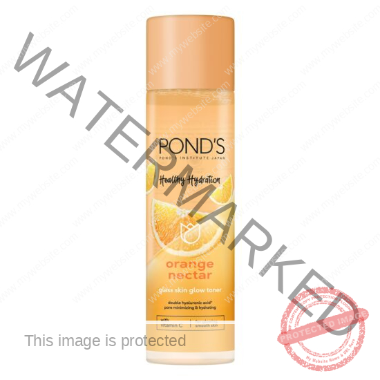 PONDS Healthy Hydration Orange Nectar Glass Skin Toner 110ml - Image 3