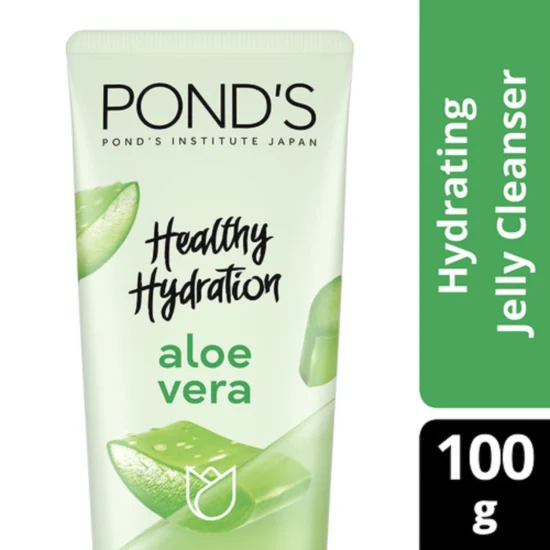 Ponds Healthy Hydration Aloe Vera Hydrating Jelly Cleanser with Vitamin B3 50g - Image 2