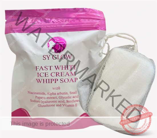 SYGLOW Fast white ice cream whipped soap