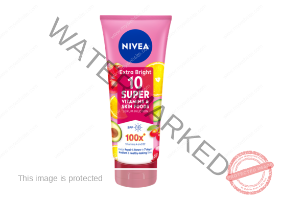 NIVEA Extra Bright 10 Super Vitamins & Skin Food Serum in Lotion 320ml