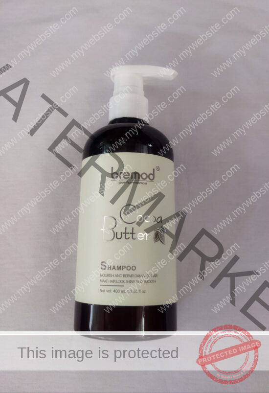 Bremod Cocoa Butter shampoo Nourish and repair damaged hair make hair look shiny and smooth 400ml - Image 2