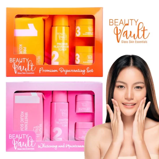 Beauty Vault Glass Skin Essentials Rejuvenating & Maintenance Set