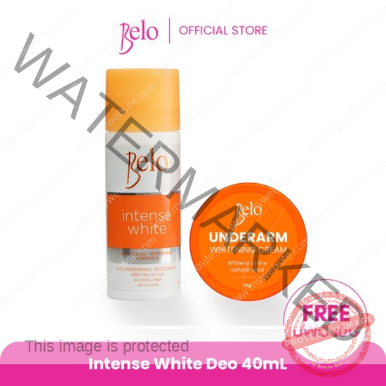 Belo Intensive White Deo + Belo Underarm whitening cream 10g - Image 2