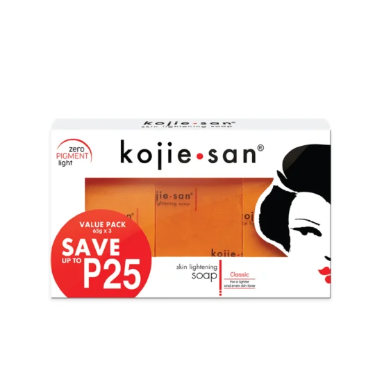 KOJIE SAN Skin Lightening Classic Soap 65Gx3 (Value Pack)