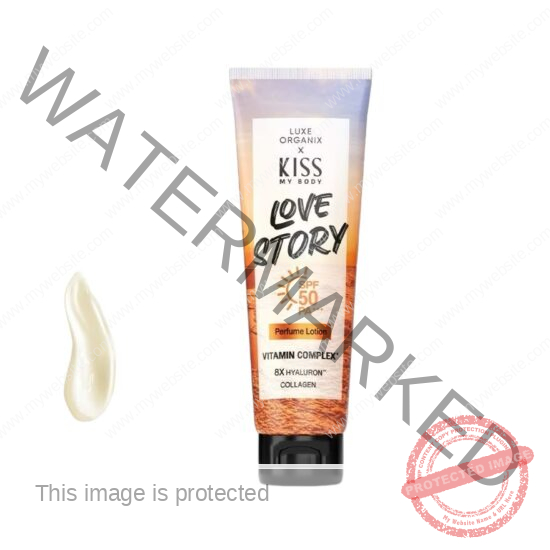 Luxe Organix X Kiss My Body Love Story Perfume Lotion Spf 50 Pa+++ 200G