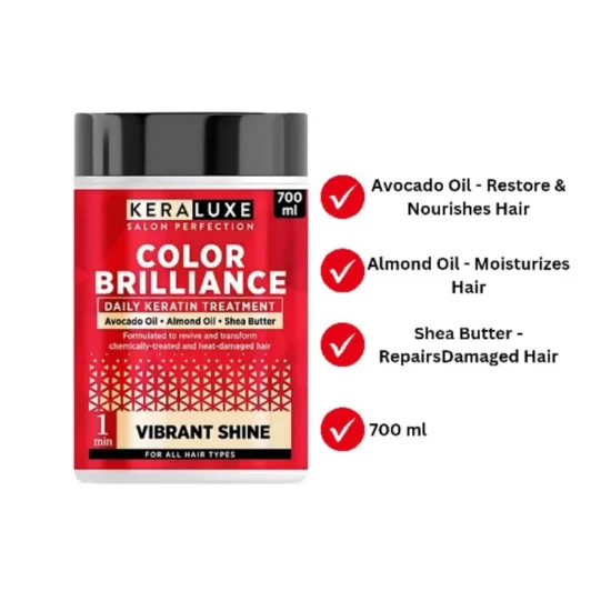 Keraluxe Daily Keratin Treatment - Kerabond collagen / Color Brilliance / Brazillian Botox 700g - Image 2