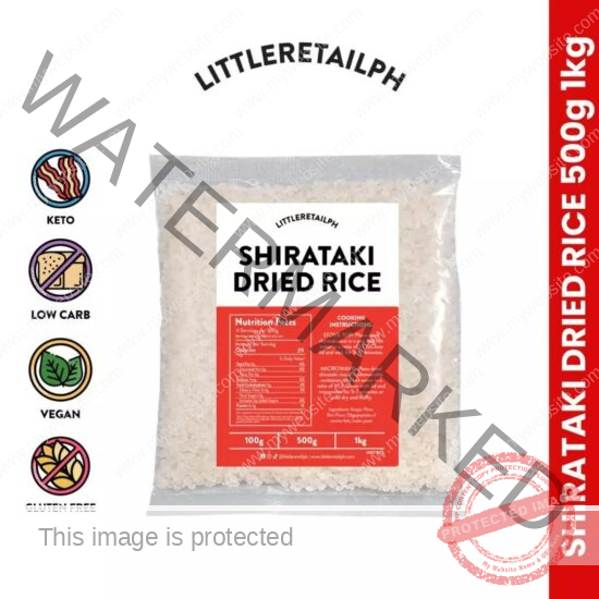 Dried Shirataki Rice 500g