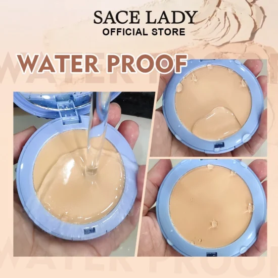 SACE LADY Oil Control Face Powder Matte Long Lasting Waterproof-(02  Natural Beige) - Image 3