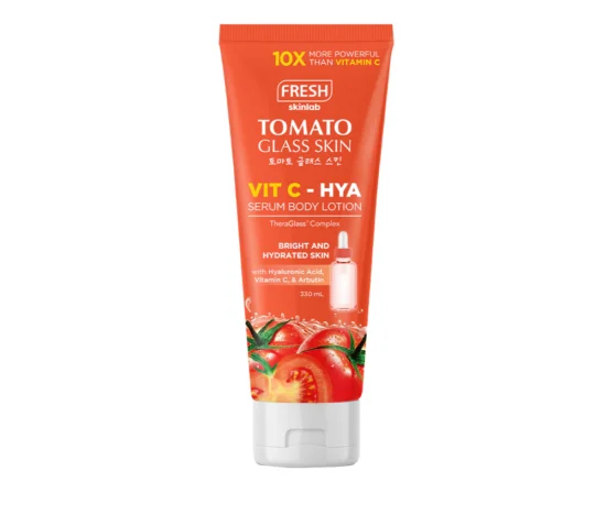 FRESH Tomato Glass Skin Vit C - Hya Serum Body Lotion 330mL