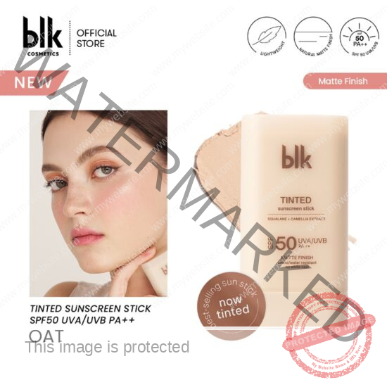 BLK Cosmetics universal tinted sunscreen stick-(OAT)