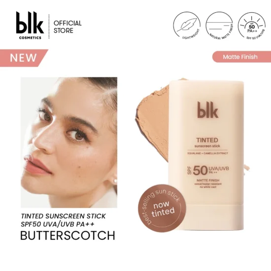 BLK Cosmetics universal tinted sunscreen stick-(BUTTERSCOTCH)