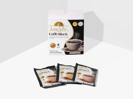 LUXE SLIM DRINKS CAFFE BLACK (10 SACHET PER BOX)