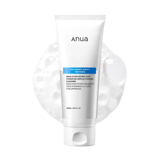 ANUA  HYaluronic Acid 8+ Panthenol Hydrating Gentle Foaming Cleanser 150ml