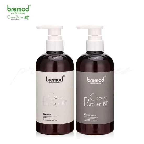 Bremod Premium Hair Conditioner Shampoo Scalp Clean Moisturing And Nourishing 400ml (BUNDLE)