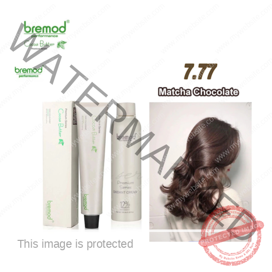 Bremod Premium Matcha Chocolate 7.77 with Oxidizing Cream