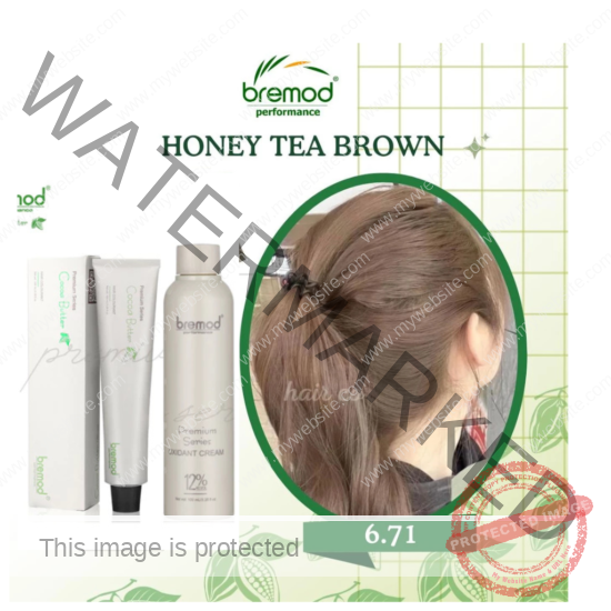 Bremod Premium  Honey Tea Brown 6.71with Oxidizing Cream