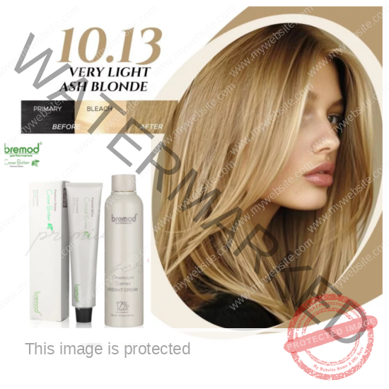 Bremod Premium Very Light Ash Blonde 10.13 with Oxidizing cream