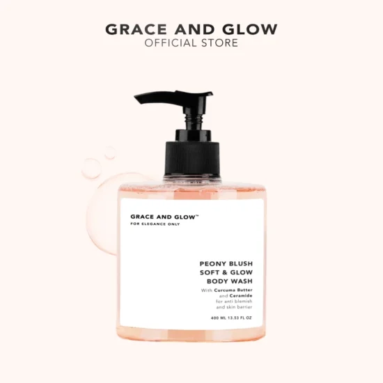 Grace And Glow Peony Blush Soft and Glow Solution Body Wash - Body Care Brightening Skin Ceramide