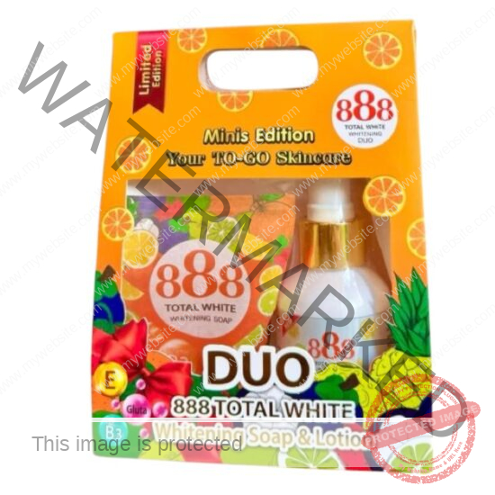 888 WHITENING DUO SOAP AND LOTION