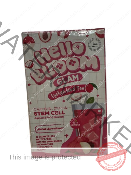 KIRAY BRAND Hello Bloom Glam Lychee Iced Tea x10 sachets