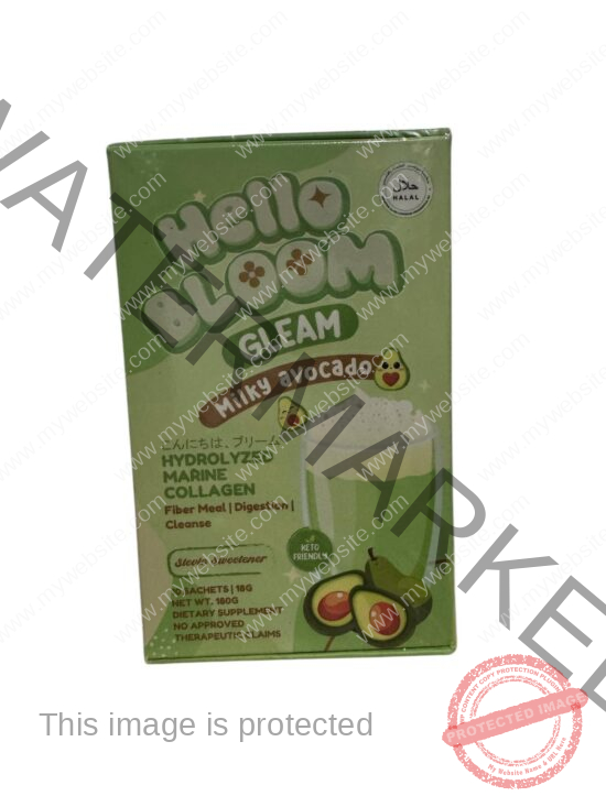 KIRAY BRAND Hello Bloom Gleam Milky Avocado 10x Sachets