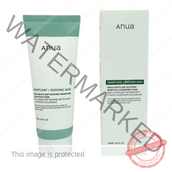 ANUA Heartleaf + Succinic Acid Moisture Cleansing Foam 150ml